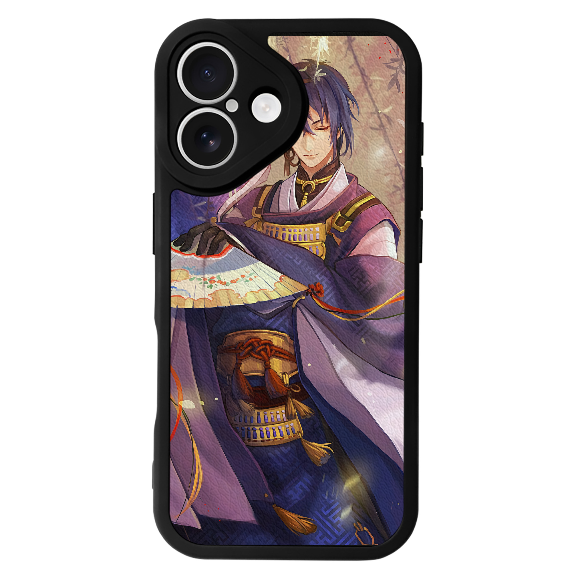 （画像用） 刀剣乱舞 Touken Ranbu 【iPhone 16シリーズ対応】シリコンスマホケース（レザー調） 材質：シリコン